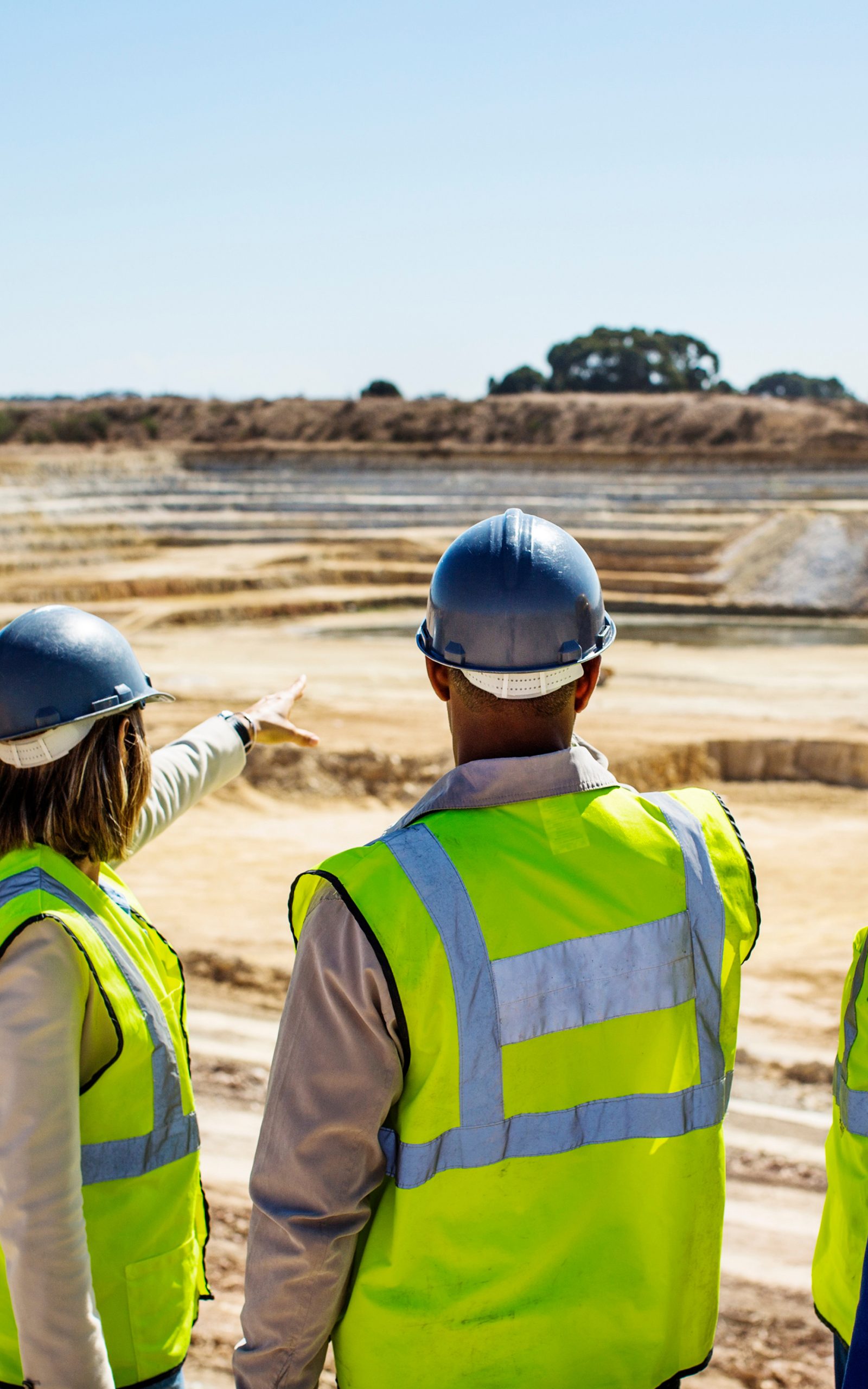 Development team on site